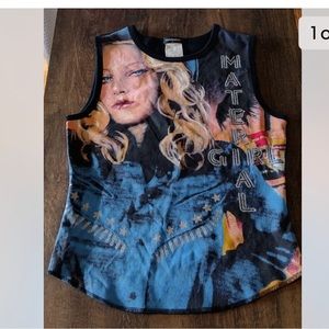 ISO Y2k cool blonde woman graphic top Brand Eyeshadow any size